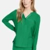 Gerry Weber 1/1 ARM MIT MATERIALMIX - Bluse - Vibrant Green