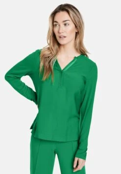 Gerry Weber 1/1 ARM MIT MATERIALMIX - Bluse - Vibrant Green