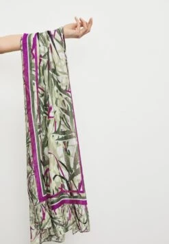 Gerry Weber Schal - Grün Lila Pink Druck -Dein Mode Laden 964c5683164948da8de1bf89fd6abff5