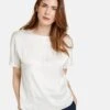 Gerry Weber 1/2 ARM MIT KELLERFALTE - Bluse - Offwhite -Dein Mode Laden 96855aa539114103b881a3fc83648519