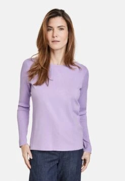 Gerry Weber LANGARM RUNDHALS MIT STRICK-MIX - Strickpullover - Lilac
