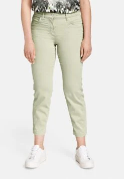 Gerry Weber BEST4ME CROPPE - Jeans Slim Fit - Sage