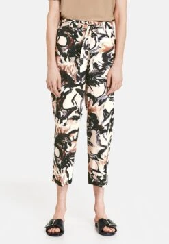 Gerry Weber Chino - Ecru Weiss Schwarz Druck