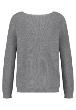 Gerry Weber LANGARM RUNDHALS MIT STRUKTUR STRI - Strickpullover - Grey Melange -Dein Mode Laden aa28c8b1474146c9a5ab7bb6831b4177