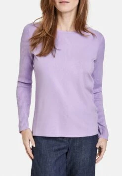 Gerry Weber LANGARM RUNDHALS MIT STRICK-MIX - Strickpullover - Lilac 11 Gerry Weber LANGARM RUNDHALS MIT STRICK-MIX - Strickpullover - Lilac -Dein Mode Laden aef4661dd4a34cc49fb08c9f0bf3e82b