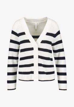 Gerry Weber MIT BLOCKSTREIFEN - Strickjacke - Ecru Weiss Blau Ringel 12 Gerry Weber MIT BLOCKSTREIFEN - Strickjacke - Ecru Weiss Blau Ringel -Dein Mode Laden af60e829e1734f57ba6e884691d97980