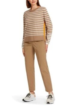 Strickpullover - Gelb Ecru Weiss Ringel -Dein Mode Laden b092be3dc2044d0bbaebb4ab72955b0d