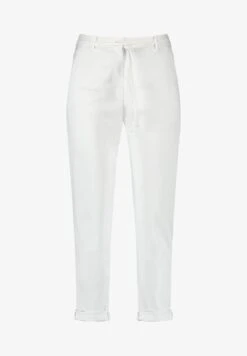 Gerry Weber MIT BINDEGÜRTEL - Chino - Weiß Weiß -Dein Mode Laden b4422f8c64be4e1ea28d87b9c950a0da