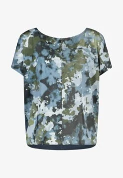 Gerry Weber MIT BEDRUCKTEM VORDERTEIL - T-Shirt Print - Blau Grün Druck -Dein Mode Laden b4fddff90a4b42b5b7f513ec7f26d6a5