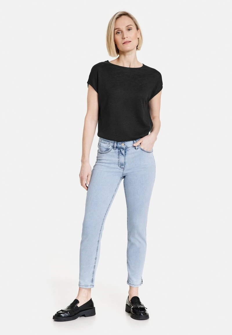 Gerry Weber BEST4ME CROPPED - Jeans Slim Fit - Blau Denim Mit Use 4 Gerry Weber BEST4ME CROPPED - Jeans Slim Fit - Blau Denim Mit Use – Bild 2