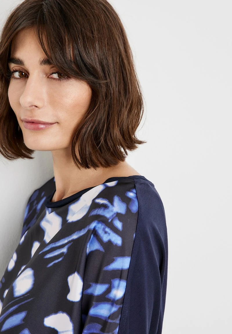 1/2 ARM - T-Shirt Print - Blau Druck 5 1/2 ARM - T-Shirt Print - Blau Druck – Bild 3