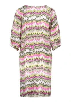 Gerry Weber MIT BALLONÄRMELN - Freizeitkleid - Grün Lila Pink Druck -Dein Mode Laden bb60b7e84ab842ecaee5ae9eaf575203