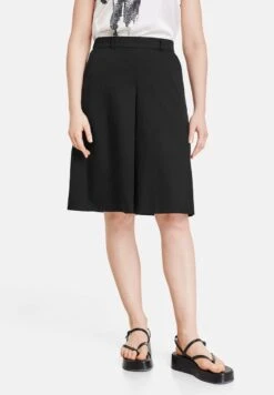 Gerry Weber KURZ LEICHT AUSGESTELLTER MIT KELLERFALTE - A-Linien-Rock - Schwarz -Dein Mode Laden bf077ead817641b4b1b46a04535dd17c