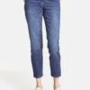 Gerry Weber VERKÜRZT 5 POCKET BEST4ME CROPPED M - Jeans Slim Fit - Blue Denim Mit Use