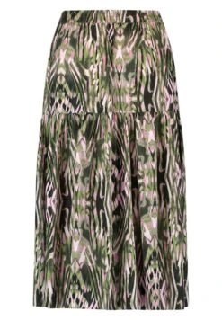 Gerry Weber WEIT LANGER MIT ALLOVER MUSTER - A-Linien-Rock - Ecru Weiss Grün Druck -Dein Mode Laden c2bb821c9ac844789957c1681a778fdd