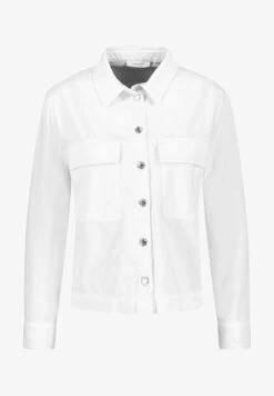 Gerry Weber LANGARM MIT GROSSEN AUFGESETZTEN TAS - Jeansjacke - Weiß -Dein Mode Laden c2f5f45ac93d40efa9cc6fdae01cecae