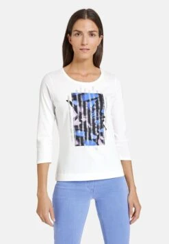 3/4 ARM MIT FRONTPRINT - Langarmshirt - Offwhite