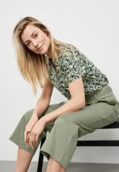 Gerry Weber HOSE FREIZEIT VERKÜRZT CULOTTE MIT BINDEGÜRTEL - Stoffhose - Sage -Dein Mode Laden c873f9757bae441098d4f5533fcc5552