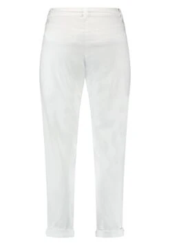 Gerry Weber MIT BINDEGÜRTEL - Chino - Weiß Weiß -Dein Mode Laden ca764fd7274e4353858437fb6cf4bfbe