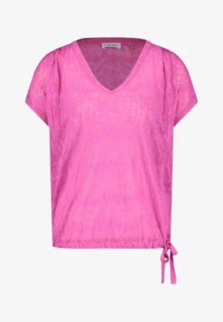 Gerry Weber MIT TUNNELBAND - T-Shirt Print - Lila Pink Grün Druck -Dein Mode Laden cb16a366543b4911a41c513c388fc77f