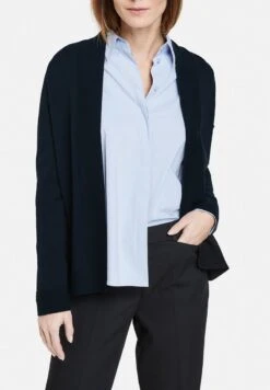 JACKE STRICK - Strickjacke - Navy -Dein Mode Laden cc51acfbf7cc4966a1ec44121af23658