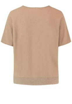 Gerry Weber MIT SCHIMME - T-Shirt Basic - Caramel -Dein Mode Laden d09962968d804bffae7369e124915244