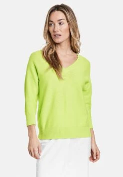 Gerry Weber 3/4 ARM RUNDHALS - Strickpullover - Light Lime