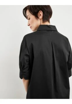 Gerry Weber MIT KELLERFALTE - Blusenkleid - Schwarz -Dein Mode Laden db100d1292444245936d20af517bc9b8