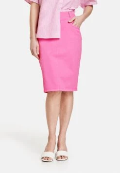 MIT STRETCHKOMFORT - Bleistiftrock - Soft Pink