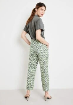 Stoffhose - Gruen Druck -Dein Mode Laden ddcbbdc397d94a07a6194feabb68e85f