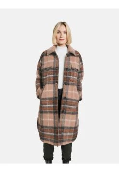 Gerry Weber Klassischer Mantel - Braun Gemustert