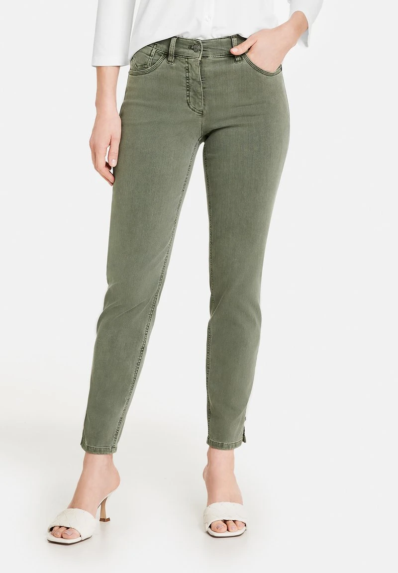 Gerry Weber 5-POCKET - Jeans Slim Fit - Khaki Nature Dyed 3 Gerry Weber 5-POCKET - Jeans Slim Fit - Khaki Nature Dyed