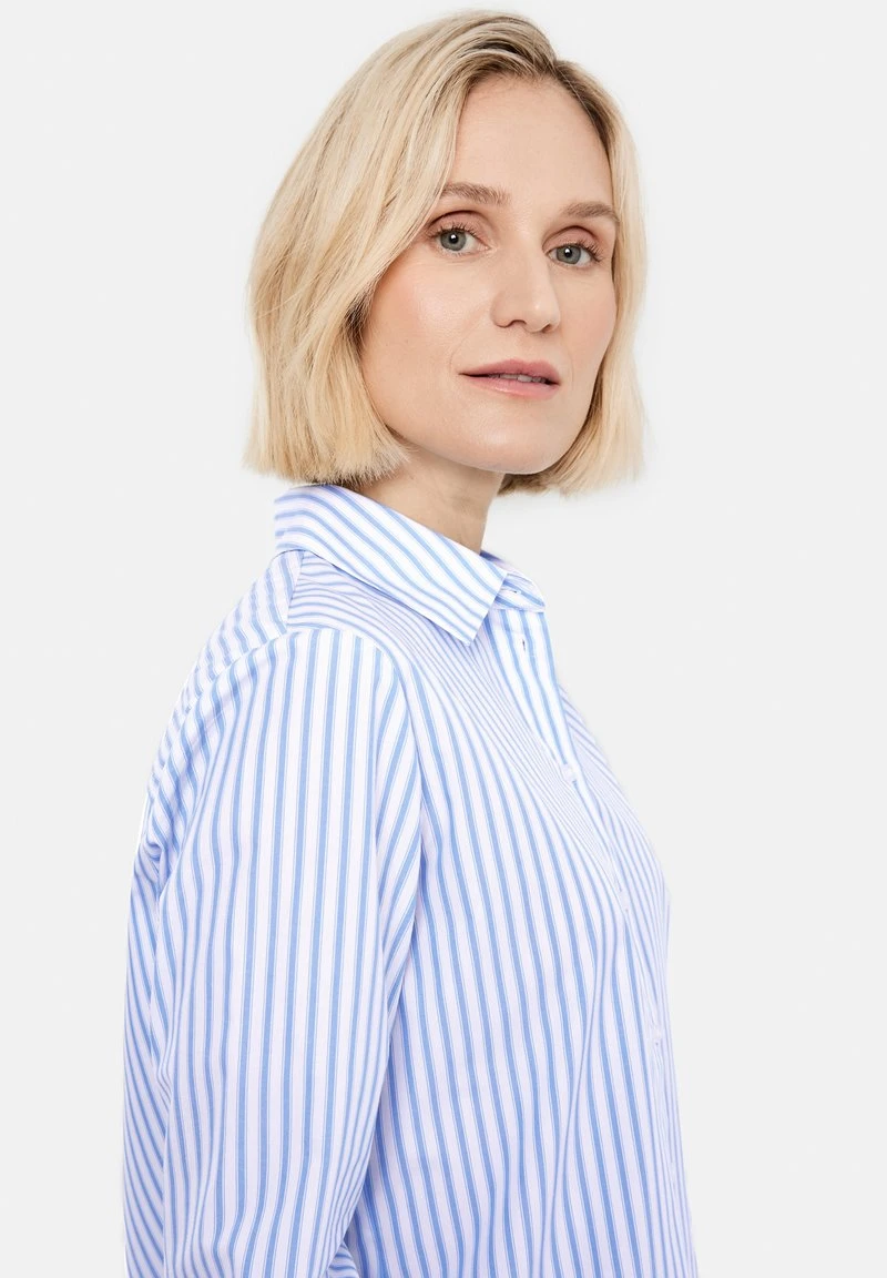 Gerry Weber LANGARM - Hemdbluse - Ecru/weiss/blau Streifen 5 Gerry Weber LANGARM - Hemdbluse - Ecru/weiss/blau Streifen – Bild 3