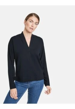 Gerry Weber 1/1 ARM MIT V-AUSSCHNITT - Sweatshirt - Navy