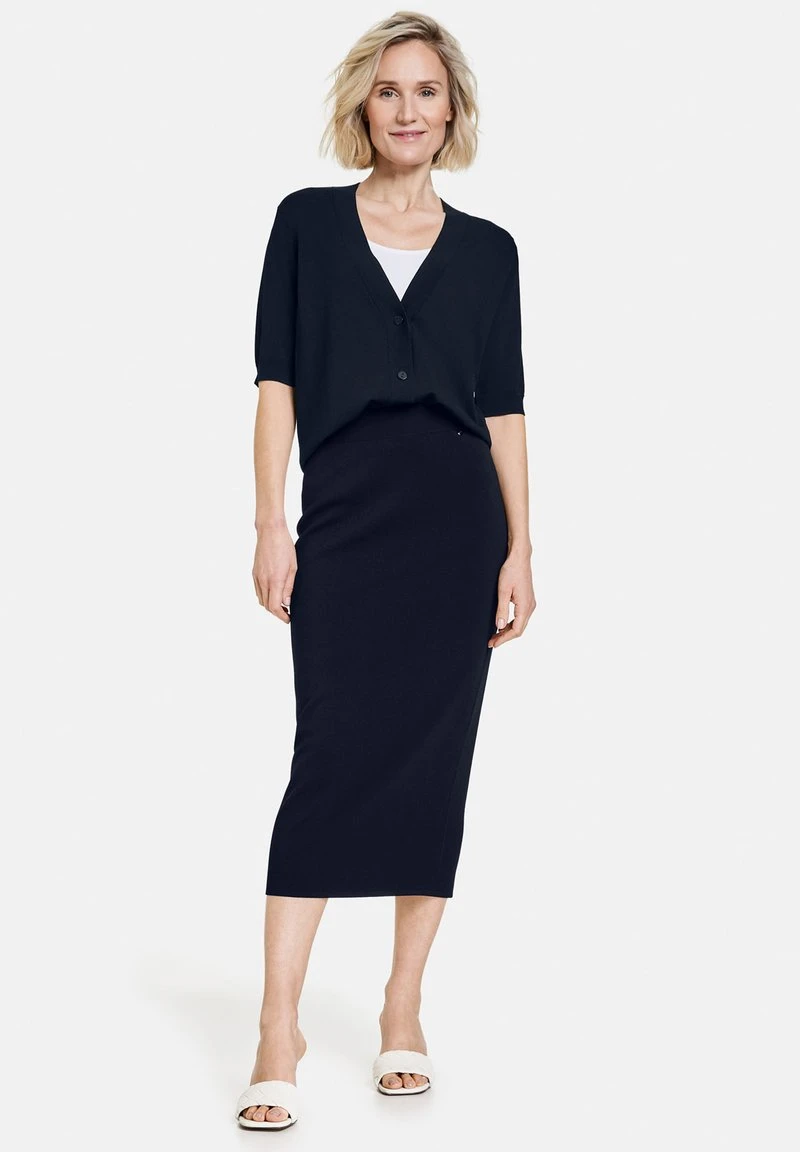 Gerry Weber FEINSTRICK - Bleistiftrock - Navy 4 Gerry Weber FEINSTRICK - Bleistiftrock - Navy – Bild 2