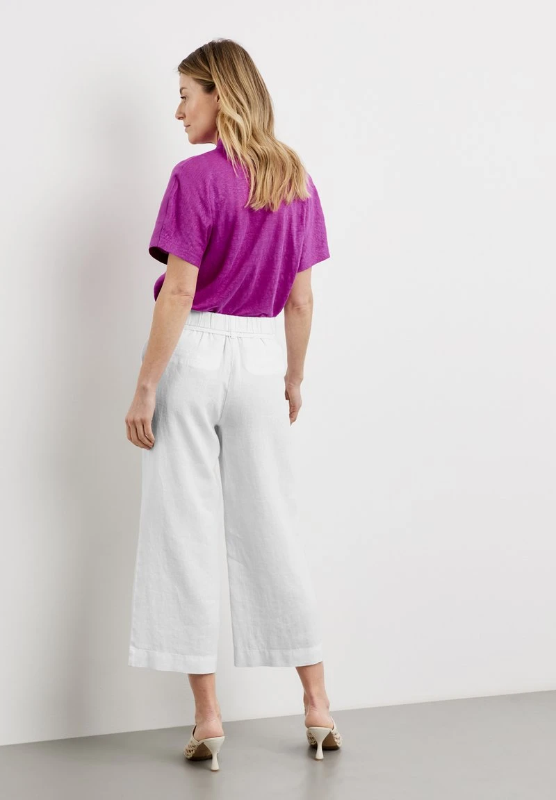 VERKÜRZT AB 37CM BIS 77CM - Stoffhose - Weiss Weiss 5 VERKÜRZT AB 37CM BIS 77CM - Stoffhose - Weiss Weiss – Bild 3