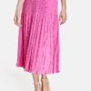 Gerry Weber WEIT MIDI MIT CRINKLE-EFFEKT - Faltenrock - Peony
