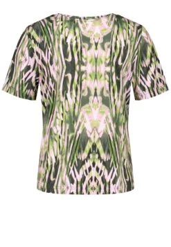 Gerry Weber 1/2 ARM GEMUSTERTES T-SHIRT IN BATIK-OPTIK - T-Shirt Print - Ecru Weiss Grün Druck 13 Gerry Weber 1/2 ARM GEMUSTERTES T-SHIRT IN BATIK-OPTIK - T-Shirt Print - Ecru Weiss Grün Druck -Dein Mode Laden f11be5fb25994fc789505ee1ddf7ef53