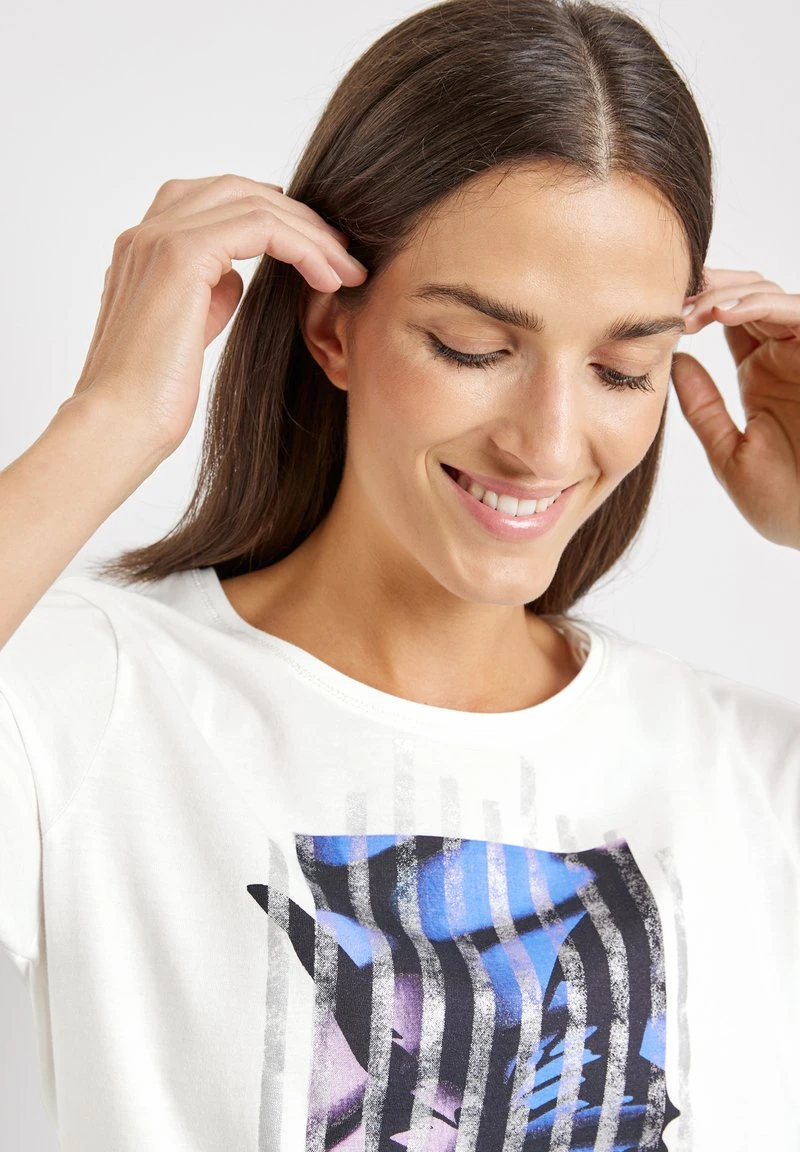 3/4 ARM MIT FRONTPRINT - Langarmshirt - Offwhite 4 3/4 ARM MIT FRONTPRINT - Langarmshirt - Offwhite – Bild 2