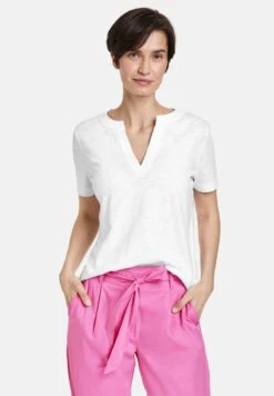 Gerry Weber 1/2 ARM KURZARM AUSSCHNITT - T-Shirt Basic - Weiß Weiß