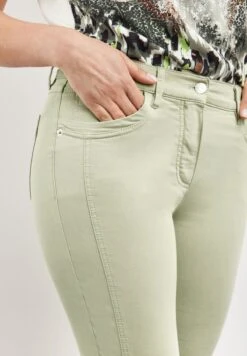 Gerry Weber BEST4ME CROPPE - Jeans Slim Fit - Sage -Dein Mode Laden f790d8f58e6e45969d5667a87a706e02