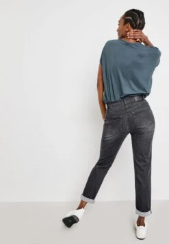 Gerry Weber VERKÜRZT MIT SAUMUMSCHLAGT BEST4ME - Jeans Relaxed Fit - Black Blue Mit Use 10 Gerry Weber VERKÜRZT MIT SAUMUMSCHLAGT BEST4ME - Jeans Relaxed Fit - Black Blue Mit Use -Dein Mode Laden fc1022d265f341d484eba06123b7a039