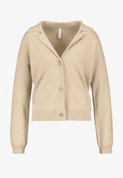 Gerry Weber MIT KRAGEN - Strickjacke - Sand Melange -Dein Mode Laden fc628f1a501a48c69b3cba2a69e7aaec