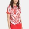 Gerry Weber 1/2 ARM HALBA MIT TUCHDRUCK - Bluse - Rot/orange Druck