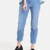 Gerry Weber VERKÜRZT 7/8 BEST4ME - Jeans Slim Fit - Blue Denim