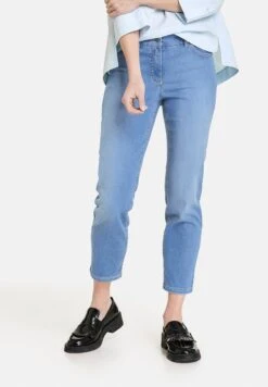 Gerry Weber VERKÜRZT 7/8 BEST4ME - Jeans Slim Fit - Blue Denim