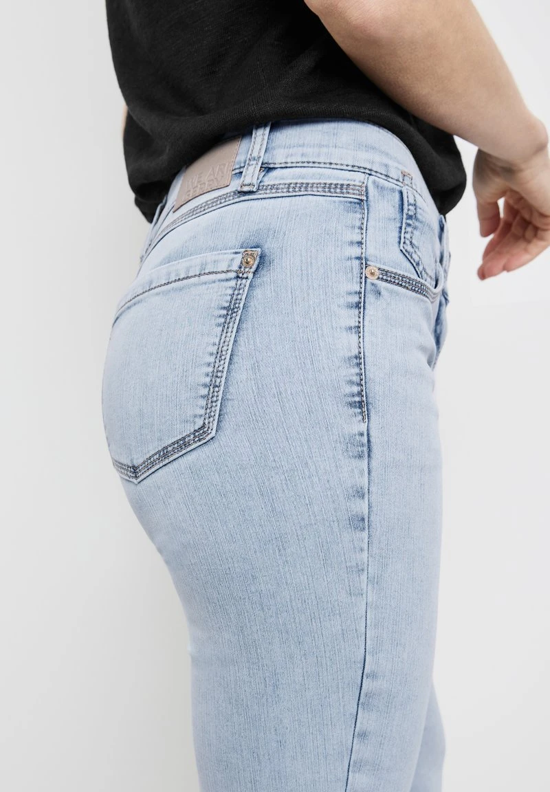 Gerry Weber BEST4ME CROPPED - Jeans Slim Fit - Blau Denim Mit Use 6 Gerry Weber BEST4ME CROPPED - Jeans Slim Fit - Blau Denim Mit Use – Bild 4