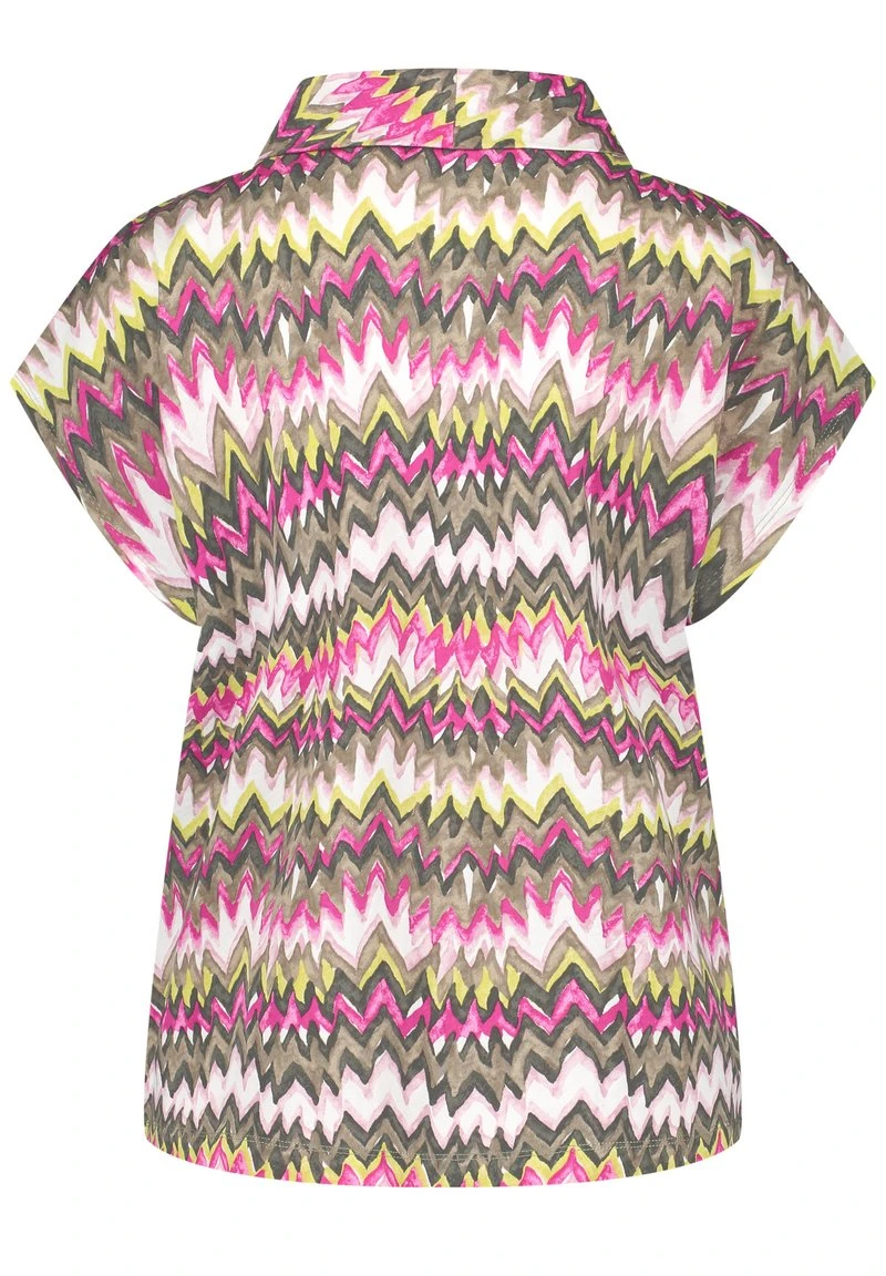 Gerry Weber GEMUSTERTES KURZARM - T-Shirt Print - Grün Lila Pink Druck 7 Gerry Weber GEMUSTERTES KURZARM - T-Shirt Print - Grün Lila Pink Druck – Bild 5